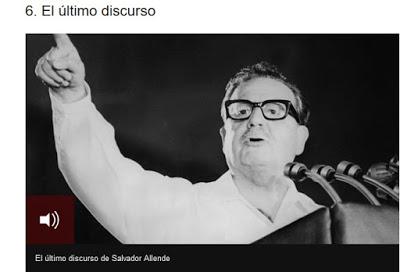 ONCE SONIDOS DEL DÍA QUE EL GOLPE DE ESTADO DE PINOCHET ACABÓ CON EL GOBIERNO DE SALVADOR ALLENDE EN CHILE