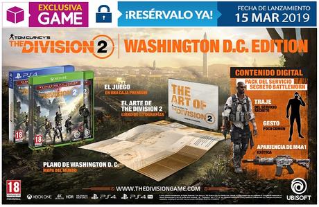 GAME detalla el contenido de sus tres ediciones especiales de The Division 2