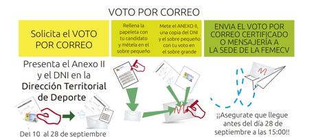 Elecciones FEMECV 2018: Guía práctica para votar paso a paso.