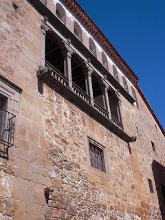 Imagen del mes: Logia renacentista del Palacio de los Condes de Osorno, en Pasarón de la Vera