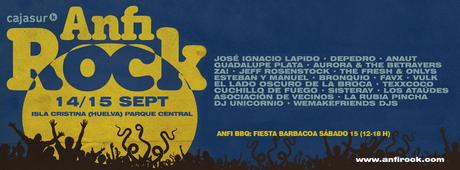 AnfiRock convertirá Isla Cristina en paraíso musical el 14 y 15 de septiembre