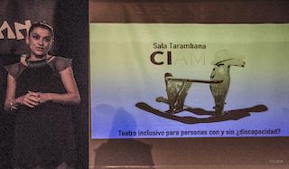 Presentación del CIAM centro inclusivo de artes múltiples en la sala Tarambana por manu medina