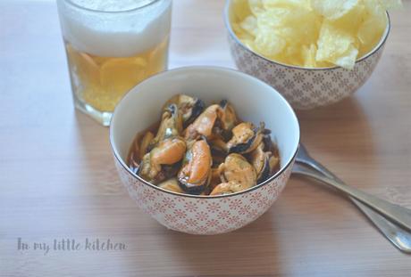 Mejillones en escabeche- Mussels in pickled sauce