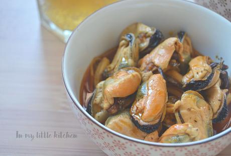 Mejillones en escabeche- Mussels in pickled sauce