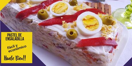 Pastel de ensaladilla rusa