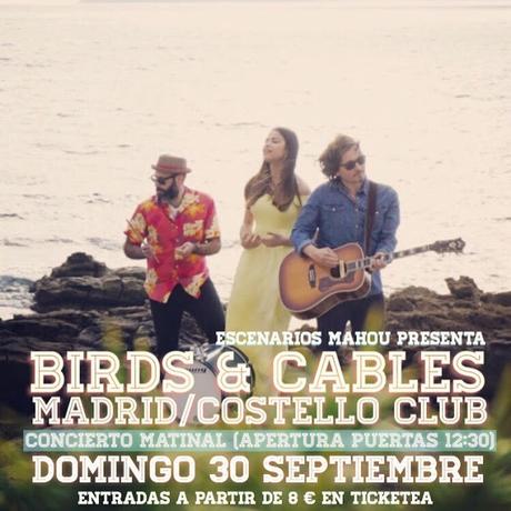 [SorteoTelúrico] Consigue dos entradas para el concierto de Birds & Cables en la Sala Costello de Madrid