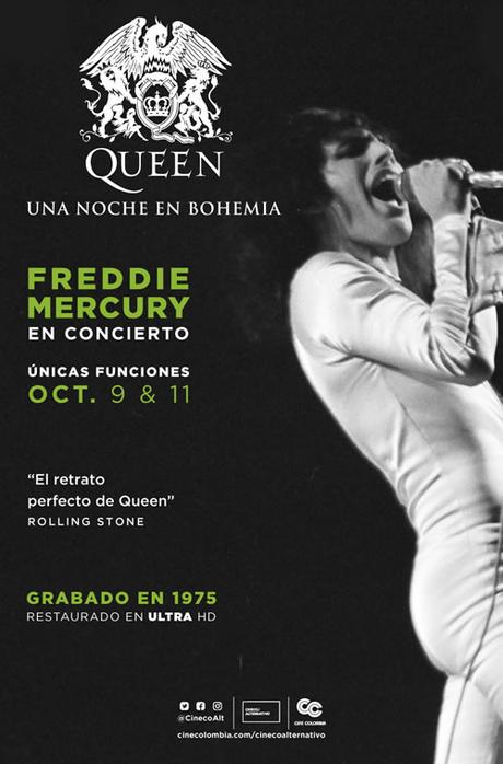 Antes de la llegada de Bohemian Rhapsody se podrá ver Queen: Una noche en bohemia