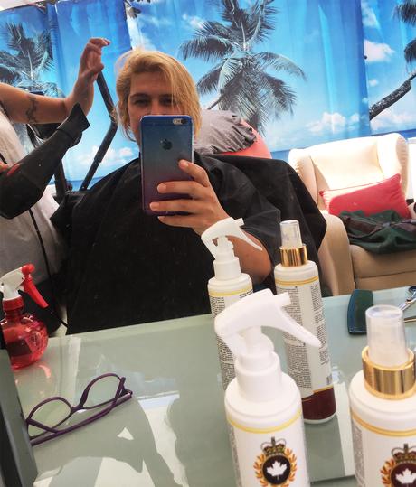 Proceso de secado después del tratamiento. Recuerda: Repara tu pelo después del Verano