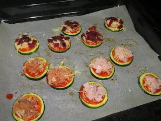 MINIPIZZAS DE CALABACÍN