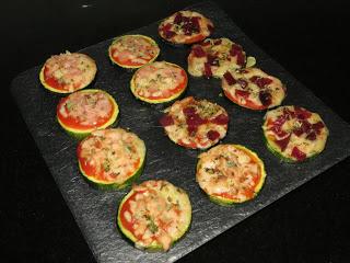 MINIPIZZAS DE CALABACÍN