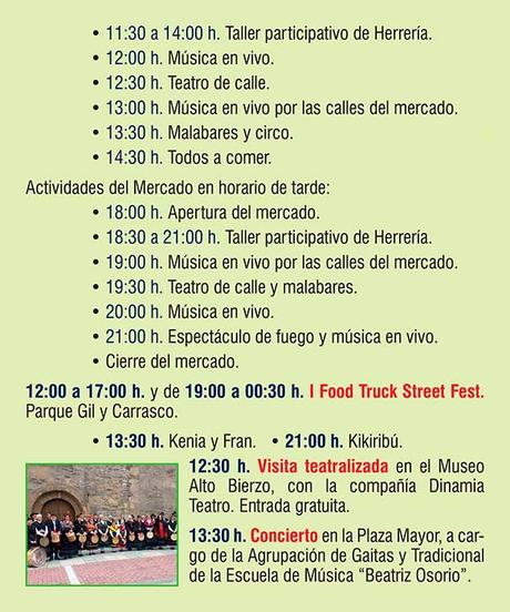 Planes en Ponferrada y El Bierzo para el fin de semana. 14 al 16 de septiembre 2018