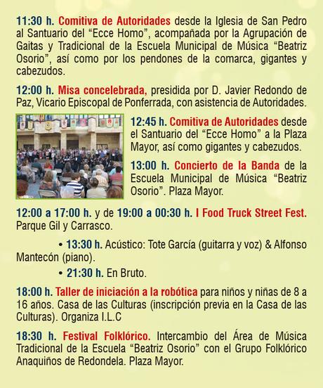 Planes en Ponferrada y El Bierzo para el fin de semana. 14 al 16 de septiembre 2018