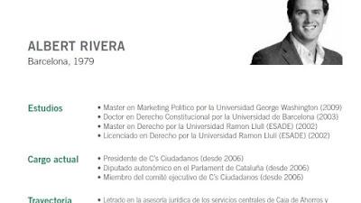 Rivera miente y borra una parte de su currículo Rivera miente y borra una parte de su currículo