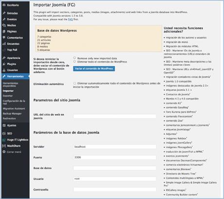 Tutorial paso a paso para actualizar un sitio web de Joomla a Wordpress Tutorial paso a paso para actualizar un sitio web de Joomla a Wordpress