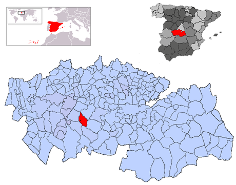 Resultado de imagen de Puebla de Montalban toledo mapa