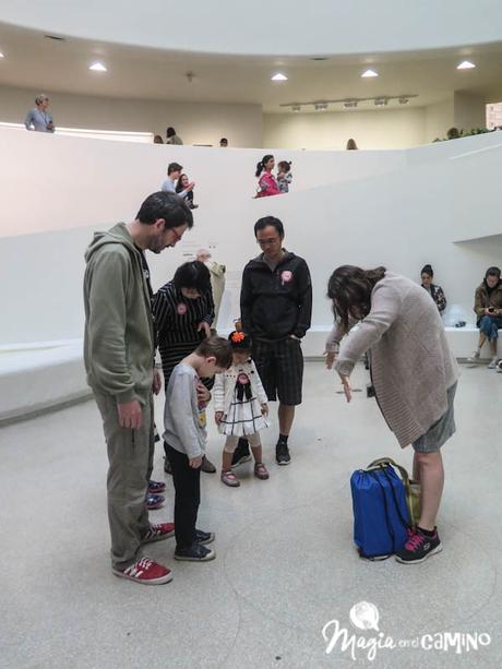 Un niño suelto en el Museo Guggenheim de Nueva York