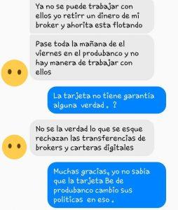 ¿tarjeta Be De Produbanco Y Forex ? ¡peligro!