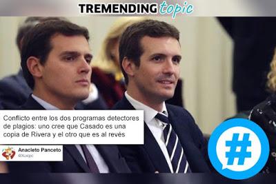 La guerra de los masters de los políticos y el “Viva el rey” de Casado. La guerra de los masters de los políticos y el “Viva el rey” de Casado.