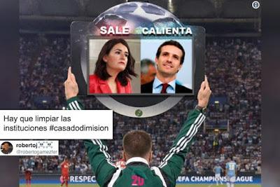La guerra de los masters de los políticos y el “Viva el rey” de Casado. La guerra de los masters de los políticos y el “Viva el rey” de Casado.