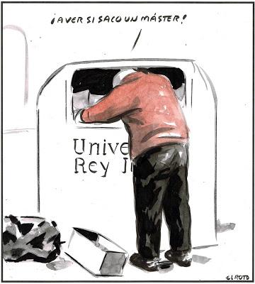 La guerra de los masters de los políticos y el “Viva el rey” de Casado. La guerra de los masters de los políticos y el “Viva el rey” de Casado.