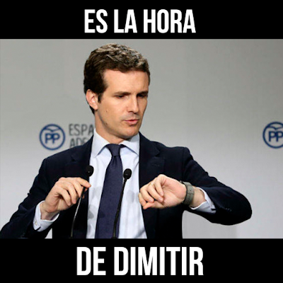 La guerra de los masters de los políticos y el “Viva el rey” de Casado. La guerra de los masters de los políticos y el “Viva el rey” de Casado.
