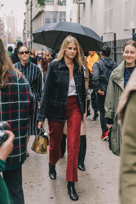 Spring Summer 2019 Street Style from New York Fashion Week by Collage Vintage