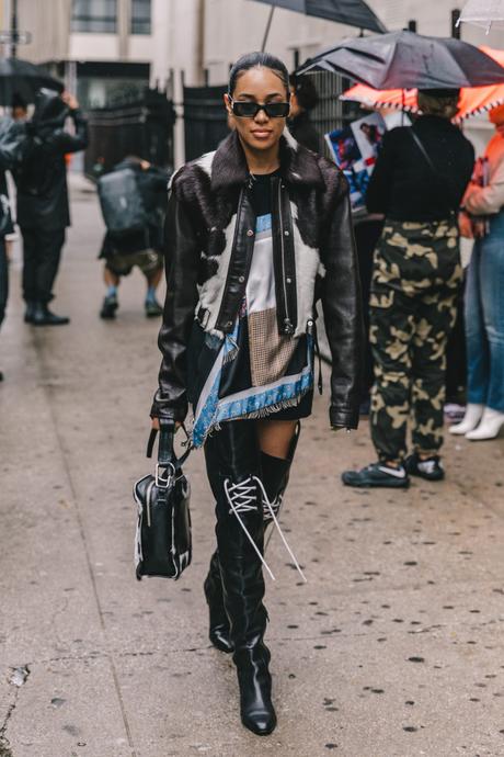 Spring Summer 2019 Street Style from New York Fashion Week by Collage Vintage