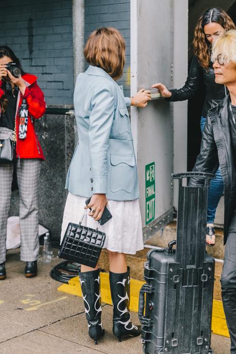 Spring Summer 2019 Street Style from New York Fashion Week by Collage Vintage