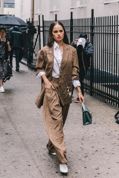 Spring Summer 2019 Street Style from New York Fashion Week by Collage Vintage