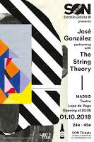 Concierto de José González & The String Theory en el Teatro Lope de Vega