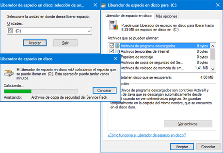 El Liberador de espacio en disco ya no estará en futuras versiones de Windows El Liberador de espacio en disco ya no estará en futuras versiones de Windows