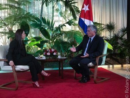 Entrevista de Miguel Díaz-Canel a Telesur.