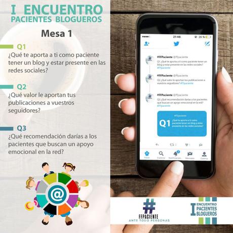 Crónica del I Encuentro de pacientes blogueros: desde la red #PacientesenRed #FFpaciente Crónica del I Encuentro de pacientes blogueros: desde la red #PacientesenRed #FFpaciente