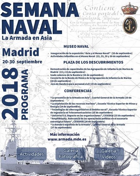 Actos VIII Semana Naval :20 al 30 septiembre 2018 (Armada Española)