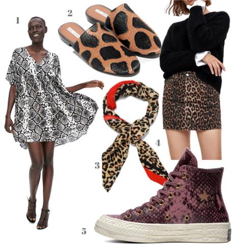 18 prendas de ropa y zapatos con las que te atreverás a probar el estampado animal esta temporada sneakers zapatillas converse all star ropa y zapatos de nueva temporada estampadado animal print style tendencia