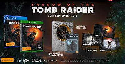 Shadow of the Tomb Raider, todas las ediciones especiales