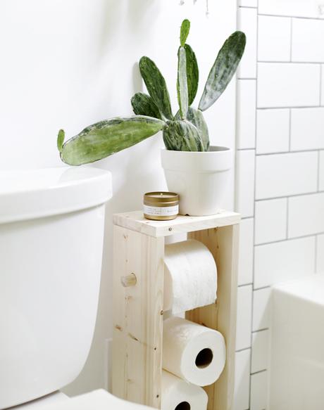 4 diy para crear portarrolllos de diseño para el baño