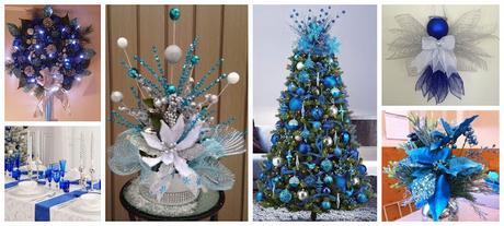 15 Hermosas ideas para decorar en navidad con tonos azules y plata