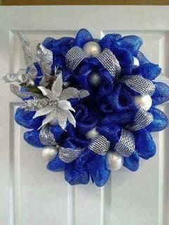 15 Hermosas ideas para decorar en navidad con tonos azules y plata