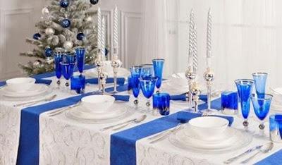 15 Hermosas ideas para decorar en navidad con tonos azules y plata