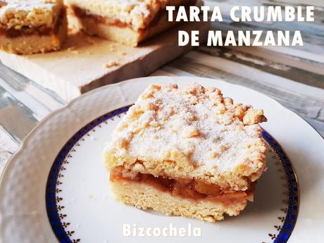 TARTA CRUMBLE DE MANZANA