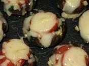 Champiñones caprese
