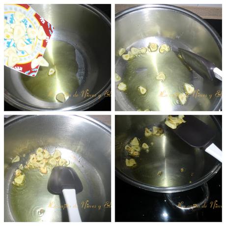 Sopa de fideos gruesos con bacalao