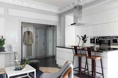 Decoración Chic para un salón moderno.