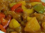Cómo hacer cerdo agridulce fácil delicioso estilo oriental