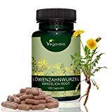 Extracto de Diente de León de Vegavero | Diurético + Depurador de la sangre y el hígado + Anemia + Acné y afecciones de la piel + Salud ocular + Digestión + Tránsito intestinal | 120 cápsulas | Producto alemán | Instrucciones en español | Vegano, sin gluten