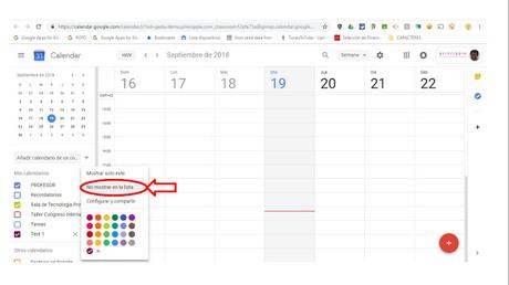 El problema de los calendarios de Classroom