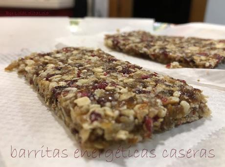 BARRITAS ENERGÉTICAS CASERAS BARRITAS ENERGÉTICAS CASERAS