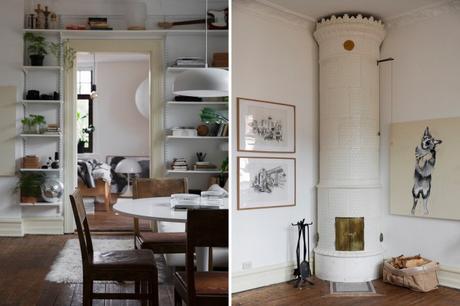 sofa blanco decoración escandinava decoración ecléctica decoracion con plantas   