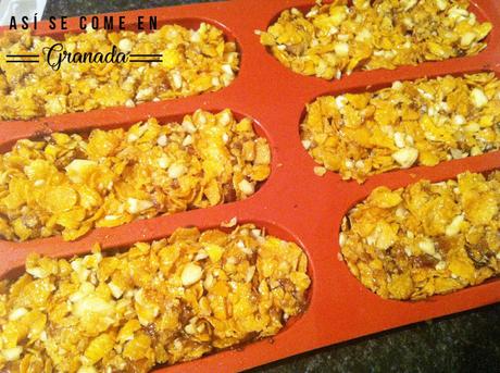 Barritas energéticas con dátiles y chocolate Barritas energéticas con dátiles y chocolate